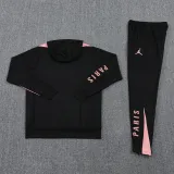 2024-25 PSG Black Hoodie Tracksuit (卫衣套装)