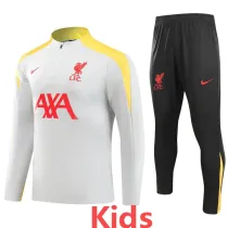 2024-25 LIV Grey Kids Half Pull Tracksuit (童装)(半拉链)