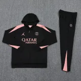2024-25 PSG Black Hoodie Tracksuit (卫衣套装)