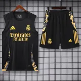 2024-25 RMA Black Tank top and shorts suit