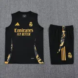 2024-25 RMA Black Tank top and shorts suit