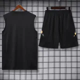 2024-25 RMA Black Tank top and shorts suit