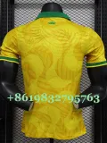 2024-25 Brazil Comma Yellow Special Edition Player Version Soccer Jersey