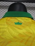 2024-25 Brazil Comma Yellow Special Edition Player Version Soccer Jersey