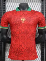 2024-25 Portugal Comma Red Special Edition Player Version Soccer Jersey