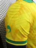 2024-25 Brazil Comma Yellow Special Edition Player Version Soccer Jersey