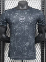 2024-25 Brazil Comma Grey Black Special Edition Player Version Soccer Jersey