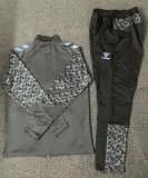 2024-25 Malaga Grey Jacket Tracksuit (Pants Have Pocket)