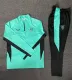 2024-25 Bilbao Green Half Pull Tracksuit (Pants Have Pocket)(半拉链)