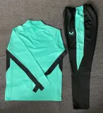 2024-25 Bilbao Green Half Pull Tracksuit (Pants Have Pocket)(半拉链)