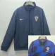 2024-25 Croatia Lake blue & Blue Double Sided Windbreaker (双面风衣)