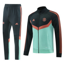 2024-25 Bayern Black green Jacket Tracksuit #03