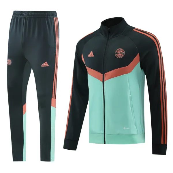 2024-25 Bayern Black green Jacket Tracksuit #03
