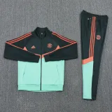 2024-25 Bayern Black green Jacket Tracksuit #03
