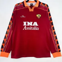 1998-1999 Roma Home Long Sleeve Retro Soccer Jersey (长袖)