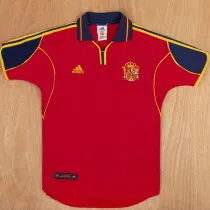 2000 Spain Home Retro Soccer Jersey