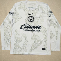 2024-25 Club America White Goalkeeper Long Sleeve Soccer Jersey (长袖)