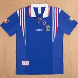 1996-1997 France Home Retro Soccer Jersey