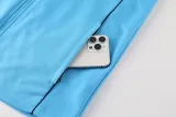2024-25 Man City Light blue Hoodie Jacket Tracksuit #01