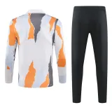 2024-25 RMA White Half Pull Tracksuit (半拉链)(匹印)