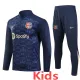 2024-25 BAR Royal blue Kids Half Pull Tracksuit (童装)(半拉链)