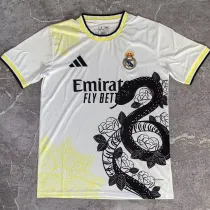 2024-25 RMA White Special Edition Fans Soccer Jersey #花蛇
