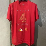 2024-25 Spain Red High Quality Casual T-Shirt