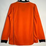 1998 Netherlands Home Long Sleeve Retro Soccer Jersey (长袖)