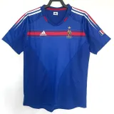 2004 France Home Retro Soccer Jersey