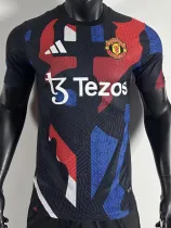 2024-25 Man Utd Red Black Player Version Training shirts