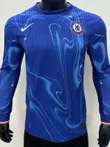 2024-25 CHE Home Long Sleeve Player Version Soccer Jersey (长袖球员)