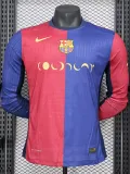 2024-25 BAR Home Joint Edition Long Sleeve Player Version Soccer Jersey (长袖球员)(酷玩)