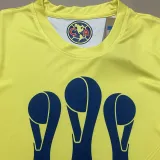 2024-25 Club America Yellow Champion Training shirts (背后没图案)