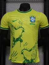 2022-23 Brazil Yellow Special Edition Player Version Soccer Jersey