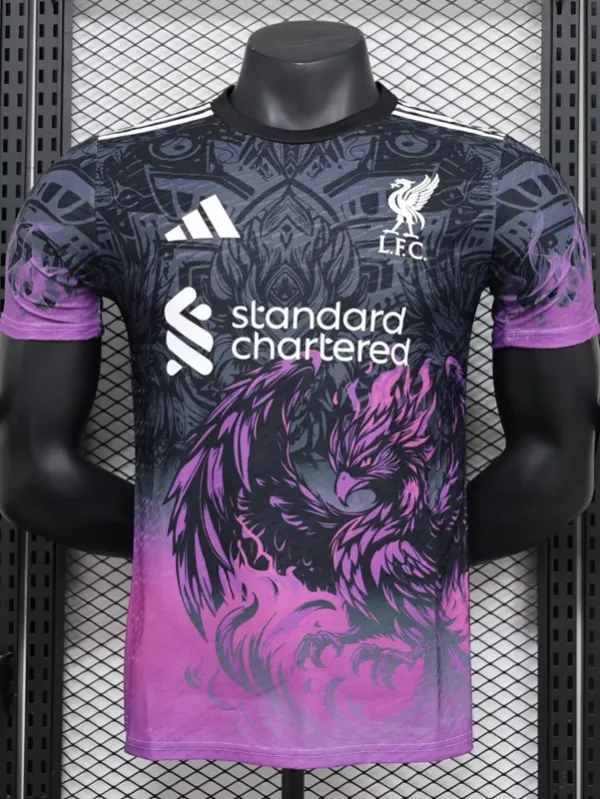 2025-26 LIV Black Purple Special Edition Player Version Training shirts