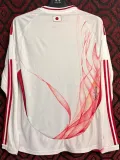 2024-25 Japan Y-3 Away Long Sleeve Soccer Jersey (长袖)