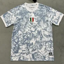 2024-25 Italy Grey White Special Edition Fans Soccer Jersey