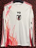 2024-25 Japan Y-3 Away Long Sleeve Soccer Jersey (长袖)