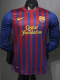 2011-2012 BAR Home Player Version 长袖球员 Long Sleeve Retro Soccer Jersey