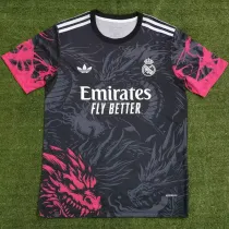 2024-25 RMA Pink Black Special Edition Training Shirts *三叶草粉黑