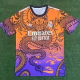 2024-25 RMA Purple Orange Special Edition Training Shirts (三叶草)
