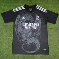 2024-25 RMA Black Special Edition Training Shirts *三叶草白标