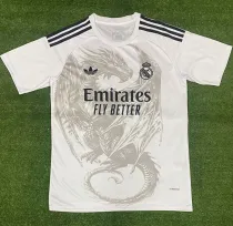 2024-25 RMA White Special Edition Training Shirts *三叶草黑标