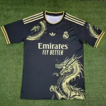 2024-25 RMA Black Special Edition Training Shirts *三叶草金标