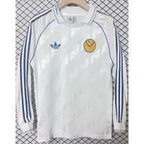 2024-25 Leeds United White Special Retro Edition Long Sleeve Soccer Jersey (长袖)