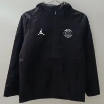 2024-25 PSG Jordan Black Windbreaker
