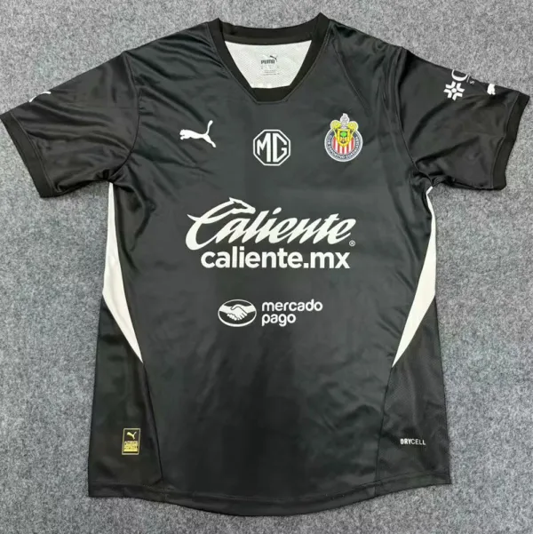 2024-25 Chivas Black Goalkeeper Soccer Jersey