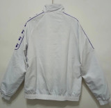 2024-25 RMA White & Blue Double Sided Windbreaker (双面刺绣)(双面风衣)