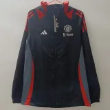 2024-25 Man Utd Black Windbreaker
