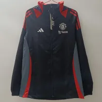 2024-25 Man Utd Black Windbreaker